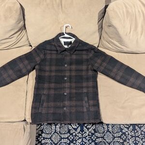 Black and Brown Plaid Jacket